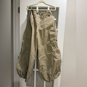 Palm Angels Beige Cargo Pants